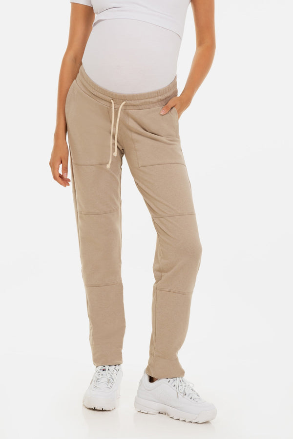Pantalon sport pentru gravide – bej