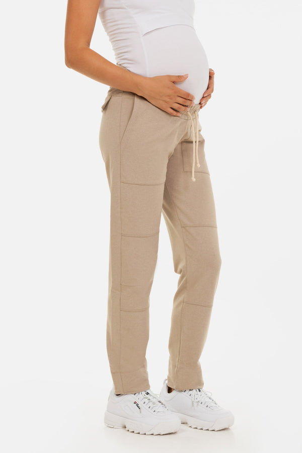 Pantalon sport pentru gravide – bej