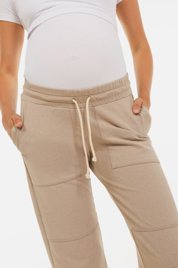 Pantalon sport pentru gravide – bej
