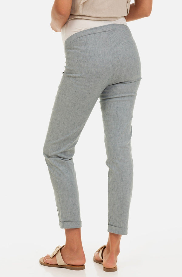 Pantaloni elastic din in pentru gravide