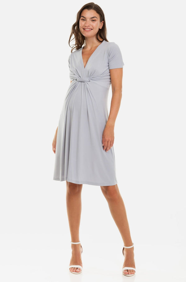 Rochie elegantă cu nod pentru gravide