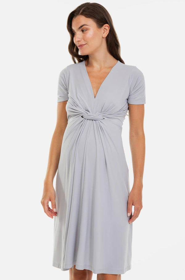 Rochie elegantă cu nod pentru gravide