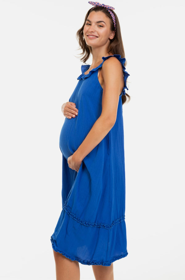 Rochie cu volane pentru gravide