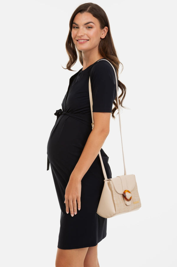 Rochie cu fundă pentru gravide și alăptare