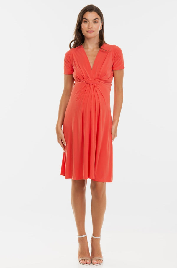 Rochie elegantă cu nod pentru gravide