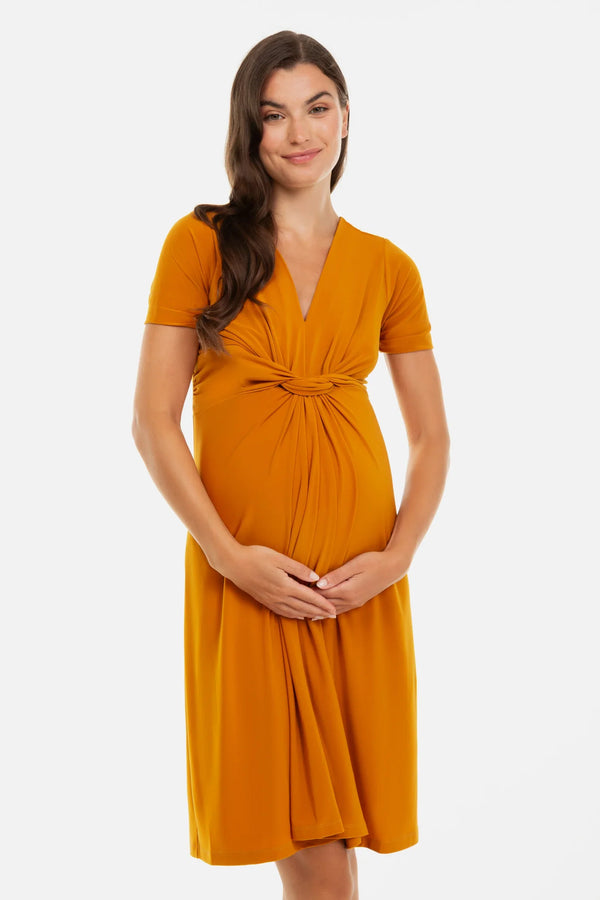 Rochie elegantă cu nod pentru gravide
