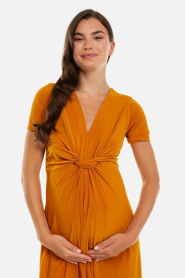 Rochie elegantă cu nod pentru gravide