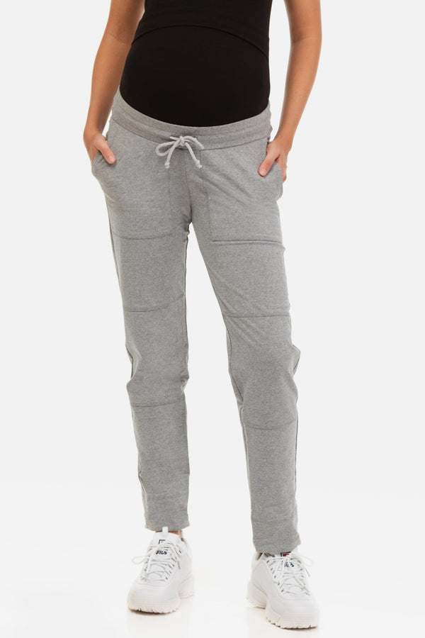 Pantalon sport pentru gravide – gri
