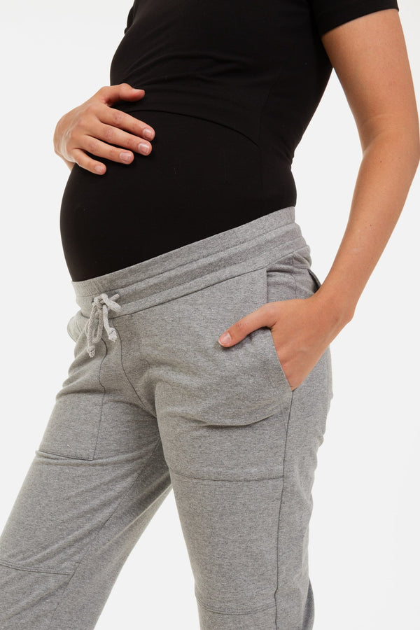 Pantalon sport pentru gravide – gri