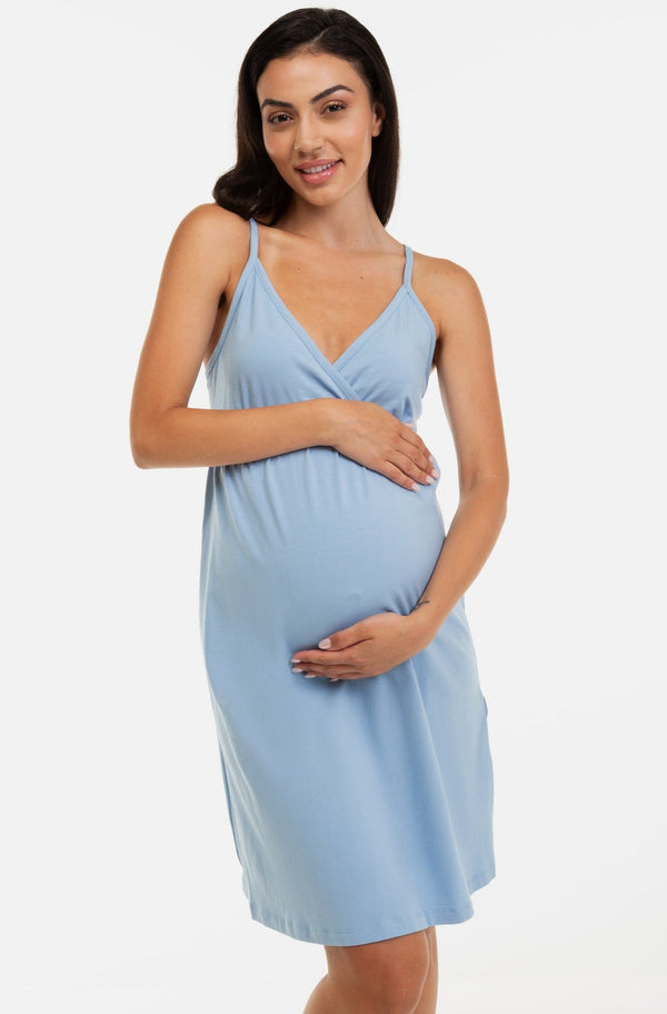 Cămașă de noapte din bumbac gravide și alăptare