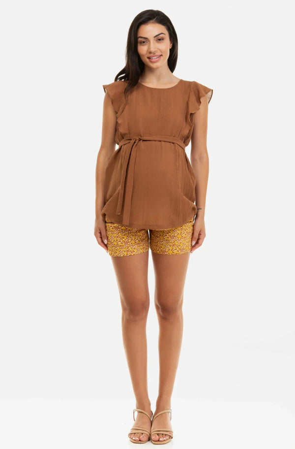 Pantaloni scurți colorați pentru gravide