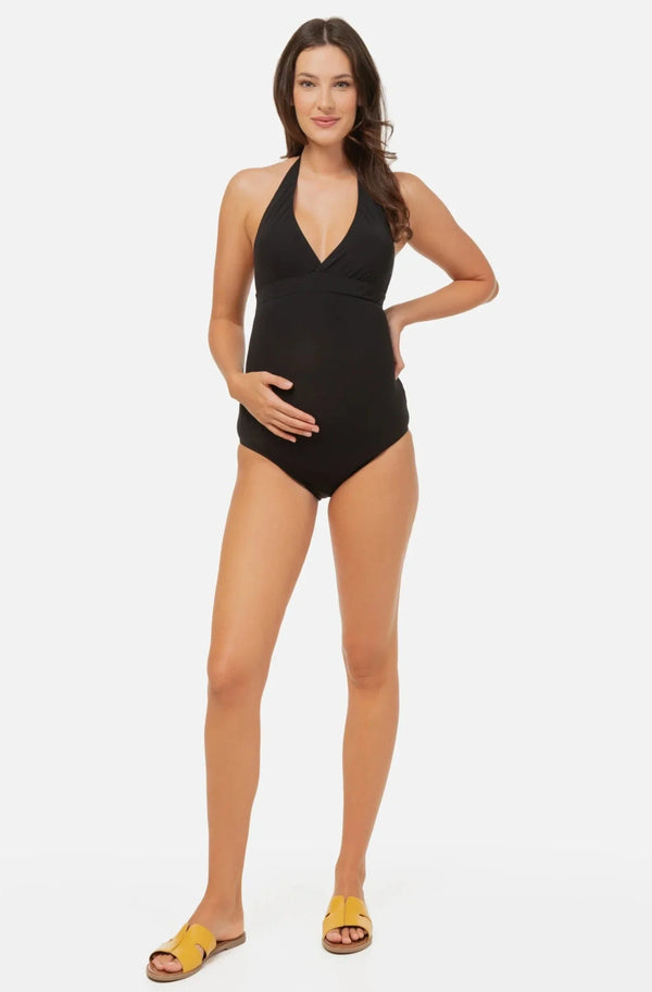 Costum de baie pentru gravide și alăptare - negru