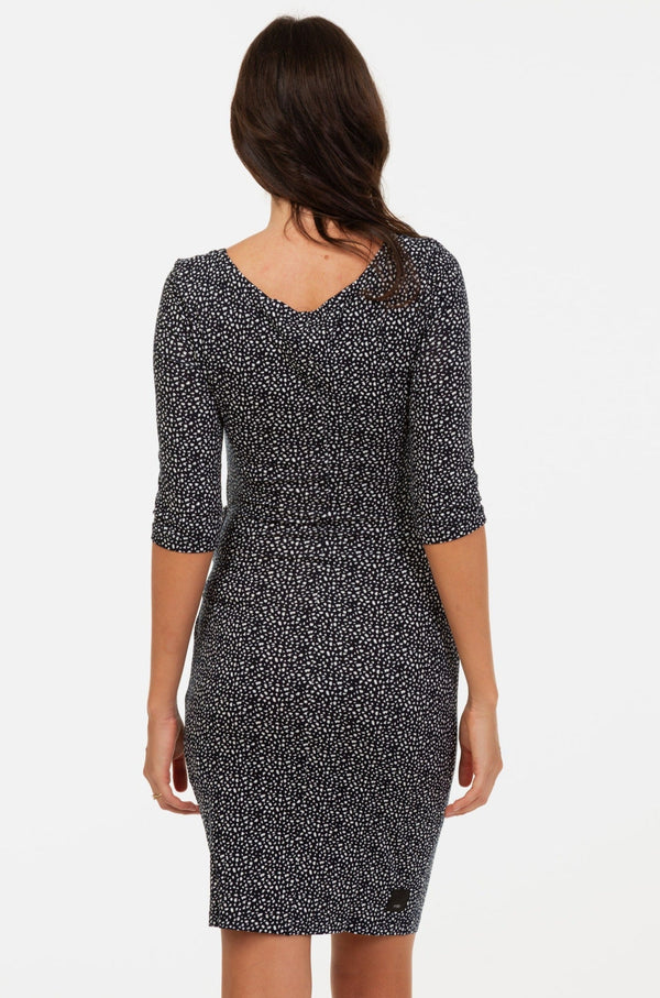 Rochie pentru gravide cu drapaj lateral