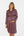 Rochie-cămașă din satin pentru gravide și alăptare cu model
