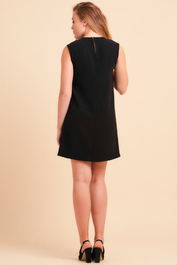 Rochie elegantă cu element plisat pentru gravide