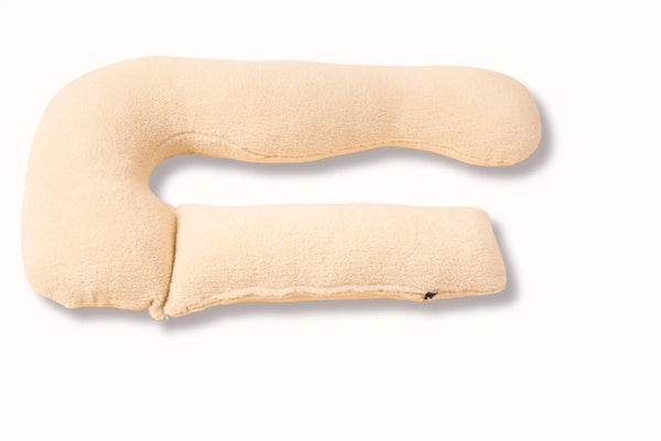 Pernă pufoasă U 3 în 1 pentru gravide și alăptare – bej