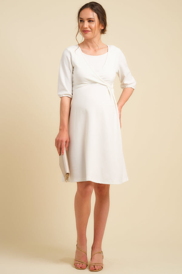 Rochie cu nod pentru gravide și alăptare