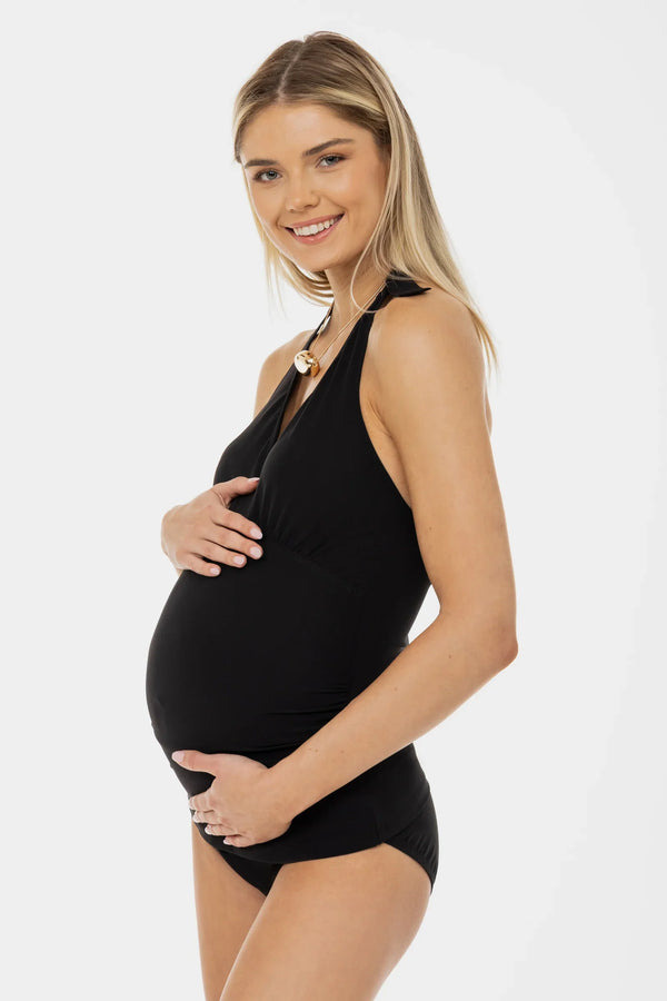 Costum de baie pentru gravide în negru