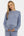 Crop top moale cu mânecă lungă pentru gravide din modal - albastru pastel