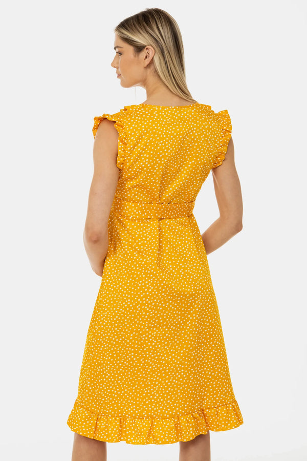 Rochie din satin cu volane pentru gravide și alăptare