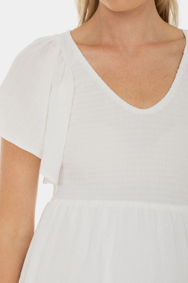 Rochie de mireasă pentru gravide încrețituri