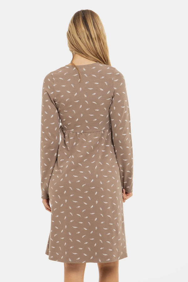 Cămașă de noapte pentru gravide și alăptare – Pene