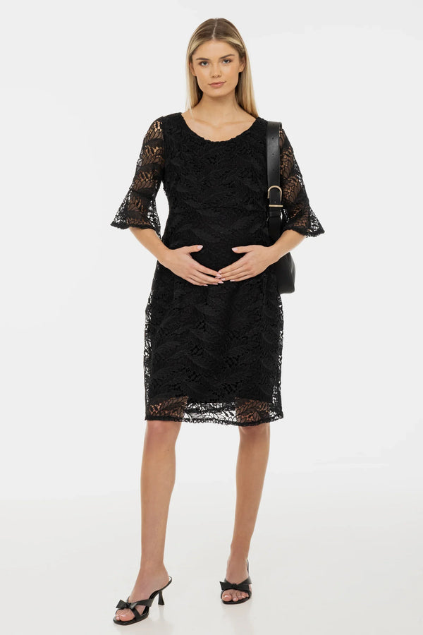 Rochie de ocazie din dantelă pentru gravide