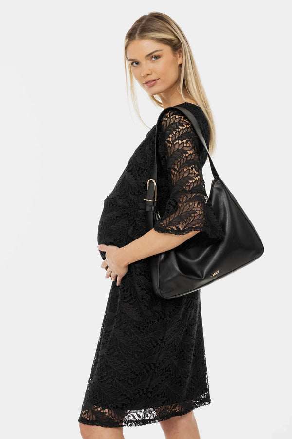 Rochie de ocazie din dantelă pentru gravide