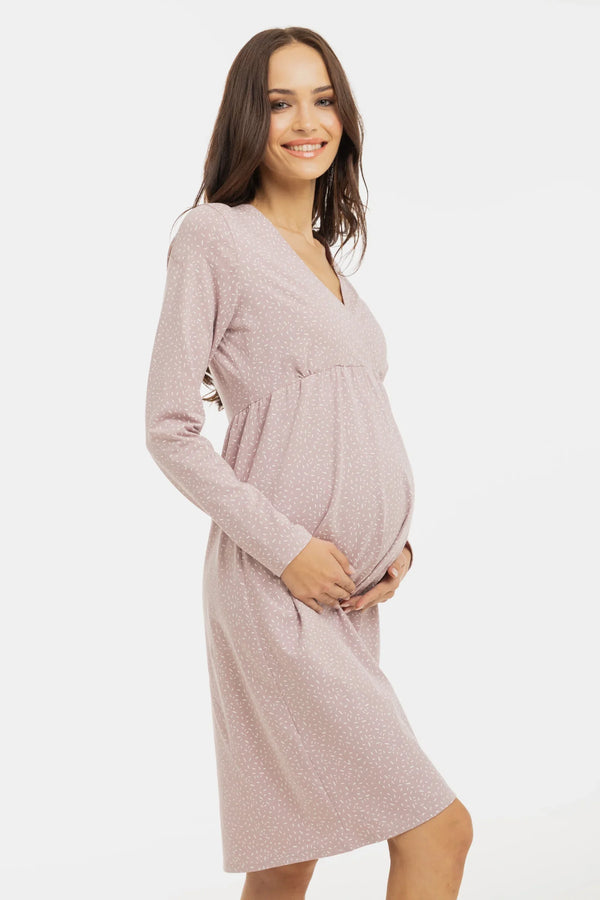 Cămașă de noapte pentru gravide și alăptare – Confetti