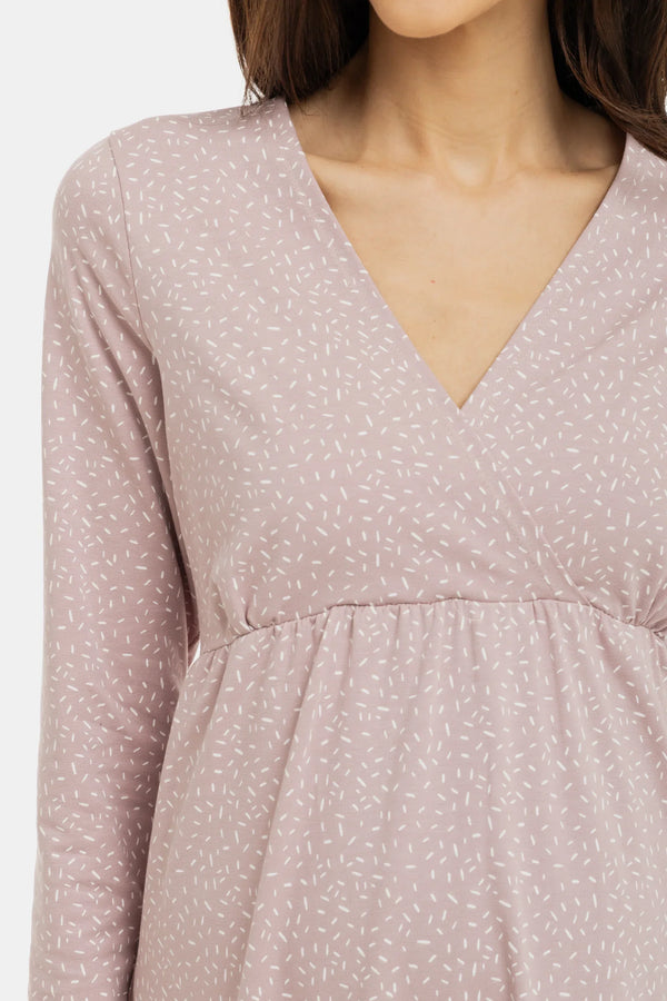 Cămașă de noapte pentru gravide și alăptare – Confetti