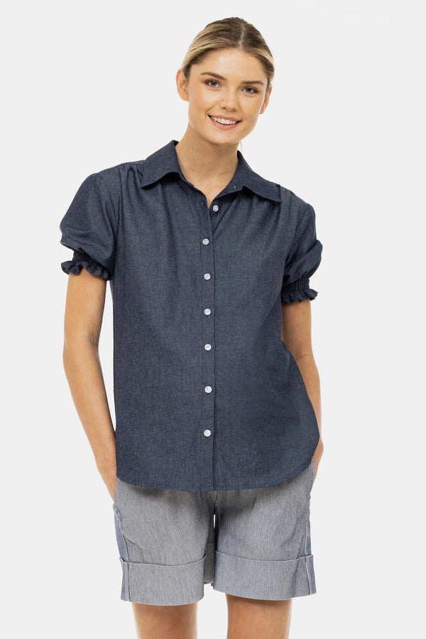 Pantaloni scurți pentru gravide cu dungi