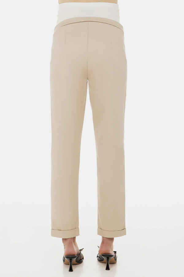 Pantaloni strâmţi din bumbac pentru gravide