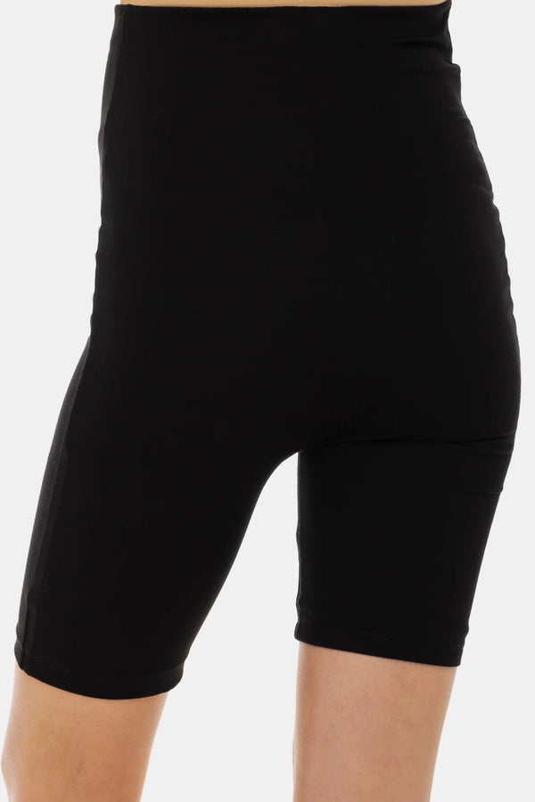 Colanți moi dubli pentru gravide - negri