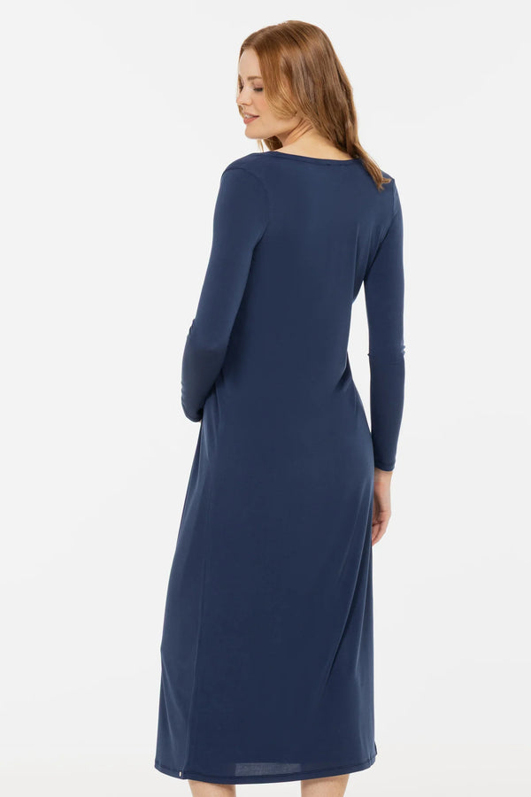 Set rochie și cardigan pentru gravide – în dungi