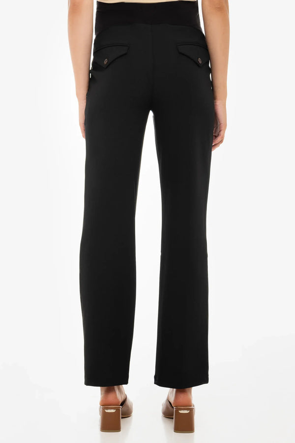 Pantaloni eleganți pentru gravide în carouri