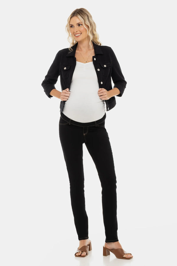 Top pentru gravide cu bretele subțiri - ecru