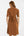Rochie pentru gravide și alăptare, cu guler și decolteu petrecut – caramel