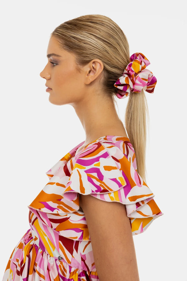 Rochie vaporoasă din satin pentru gravide și alăptare