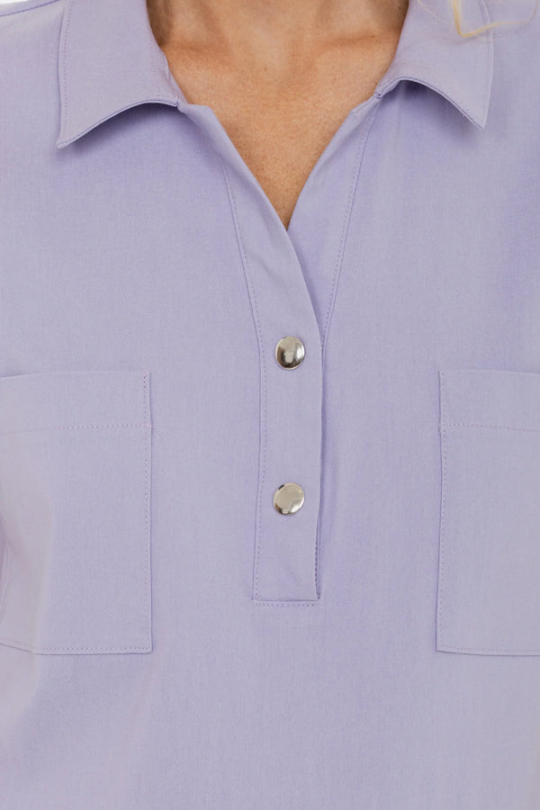 Rochie elastică pentru gravide și alăptare – liliac