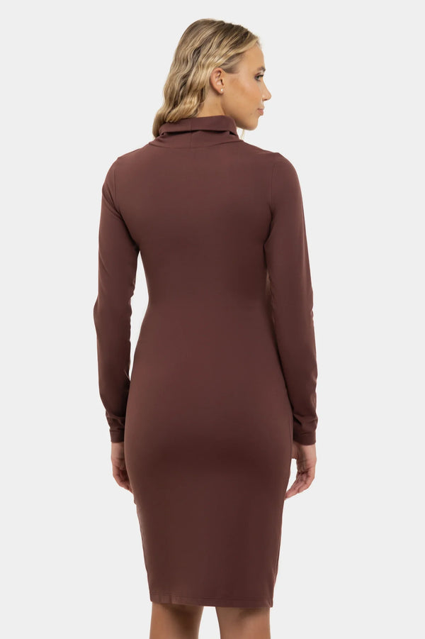 Rochie cu guler pentru gravide și alăptare