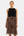 Rochie elegantă cu top din bumbac rib și fustă vaporoasă