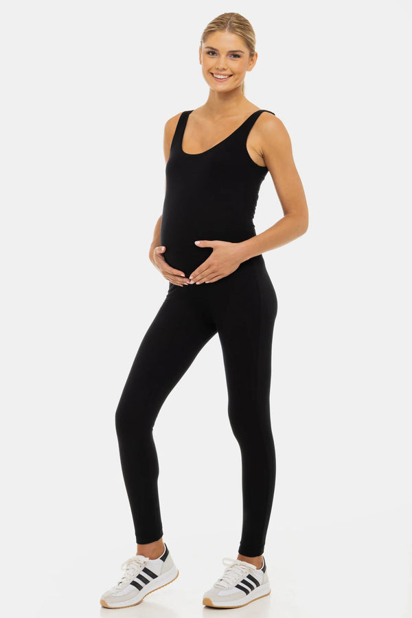 Salopetă modelatoare pentru gravide - negru