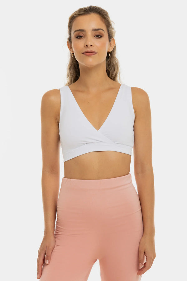 Colanți moi dubli pentru gravide - roz pudră