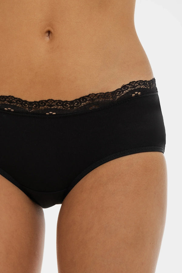 Bikini din bumbac pentru gravide cu dantelă