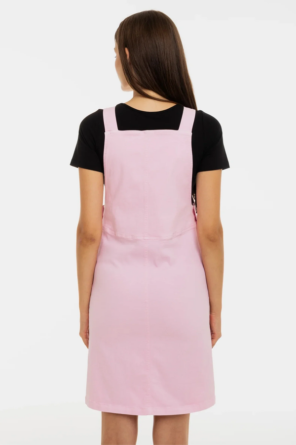 Sarafan roz din bumbac pentru gravide și alăptare