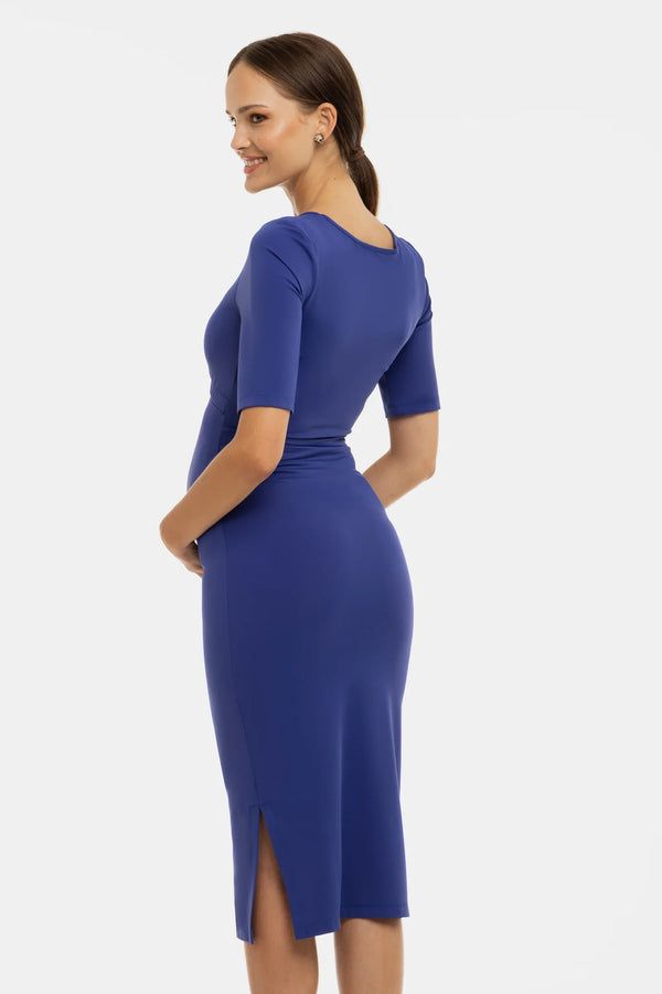 Rochie lunga elastica pentru gravide și alăptare