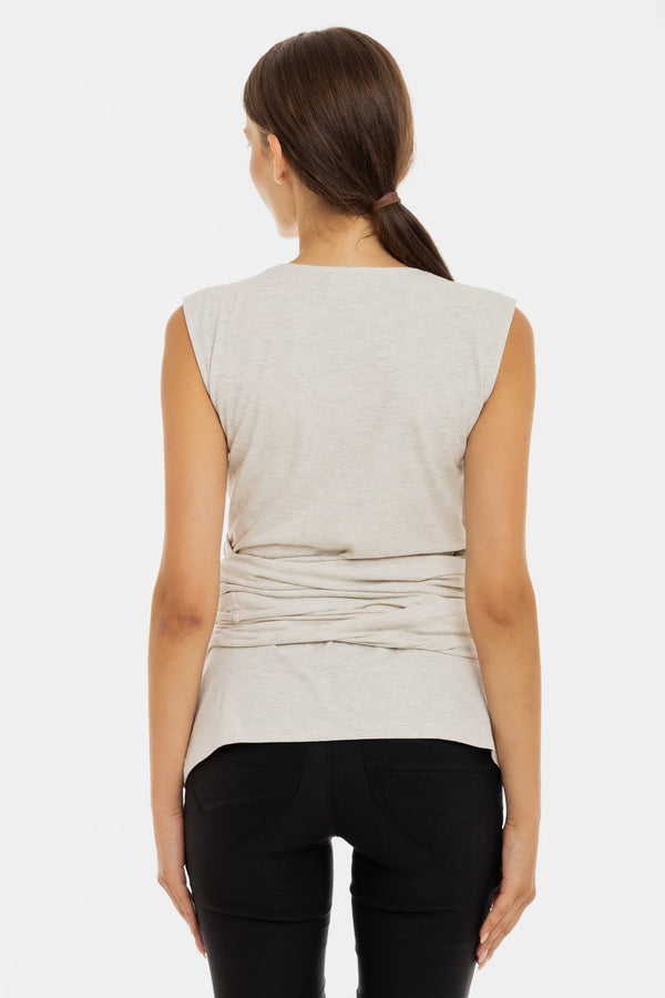 Bluză pentru contact piele pe piele - bej