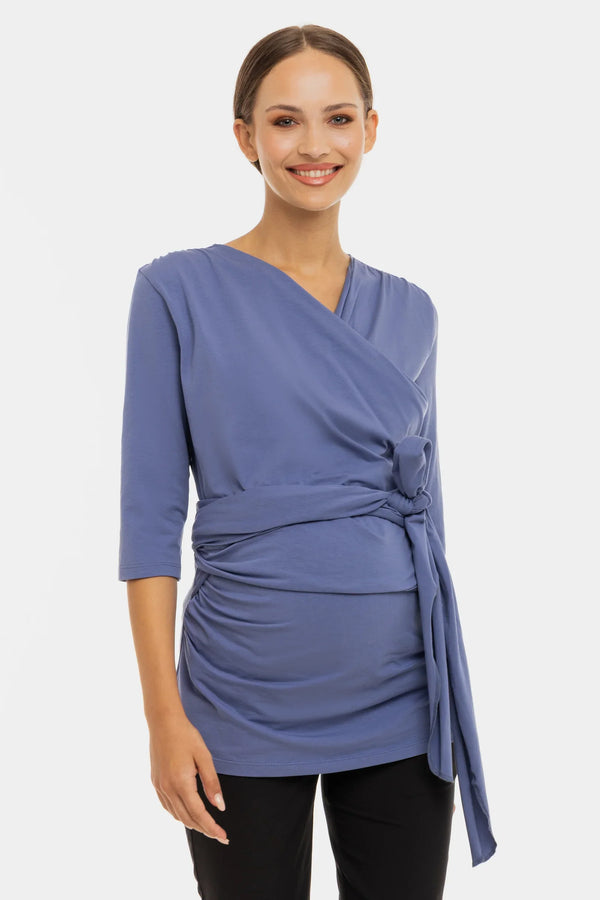 Bluză pentru contact piele pe piele – albastră