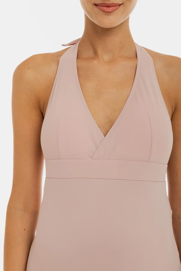 Costum de baie întreg pentru gravide și alăptare – pudră