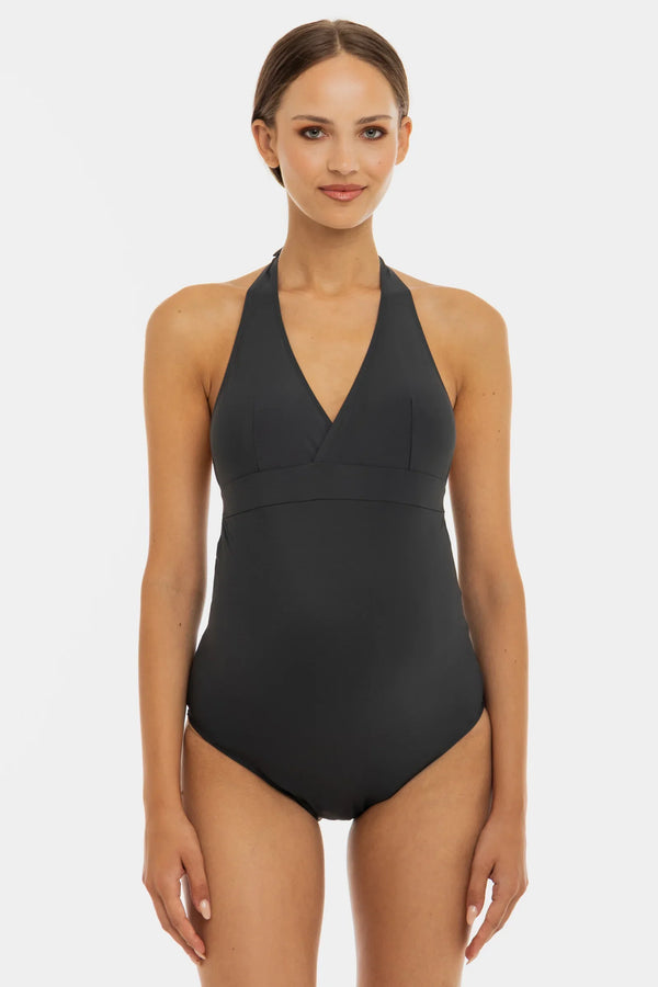 Costum de baie întreg pentru gravide și alăptare - grafit